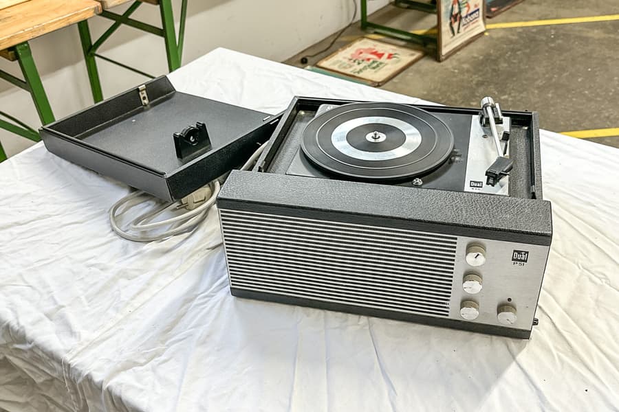 Vintage Plattenspieler Dual P51